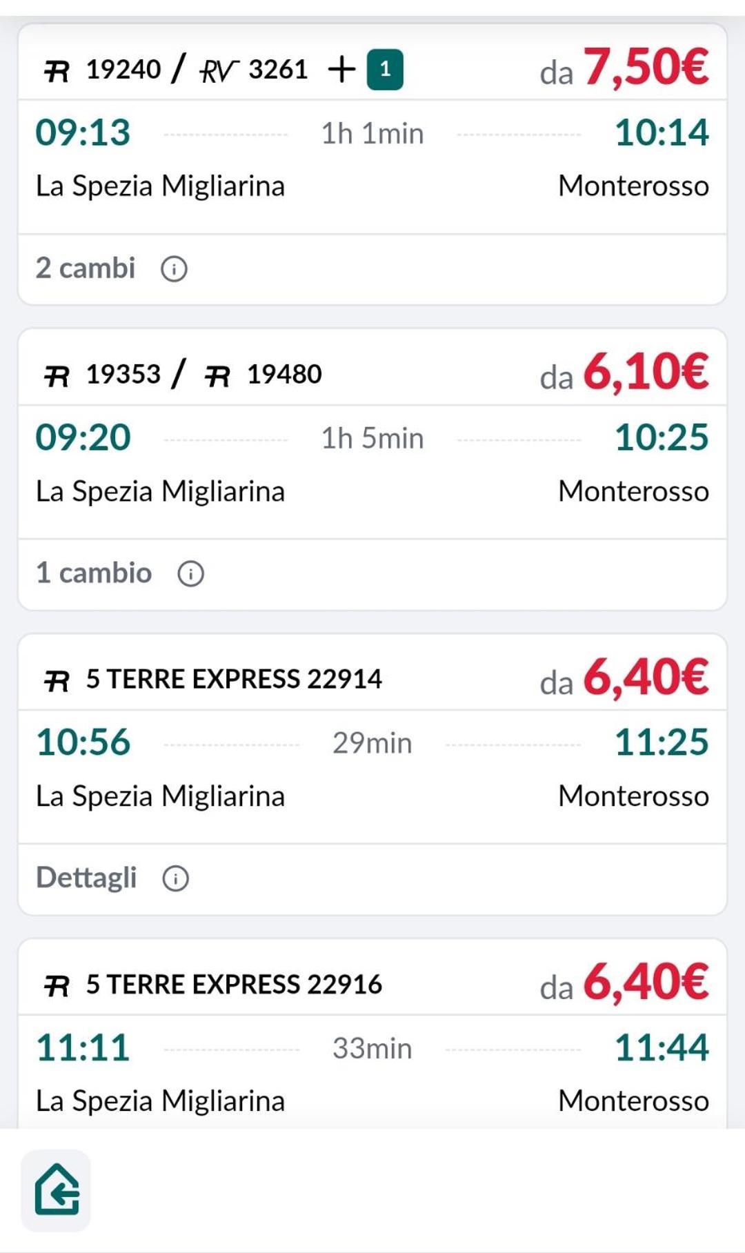Апартаменты 5 Terre Express Migliarina Специя Экстерьер фото
